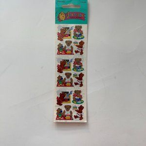 Prismatic Sandylion Glitter Baking Bears Stickers New